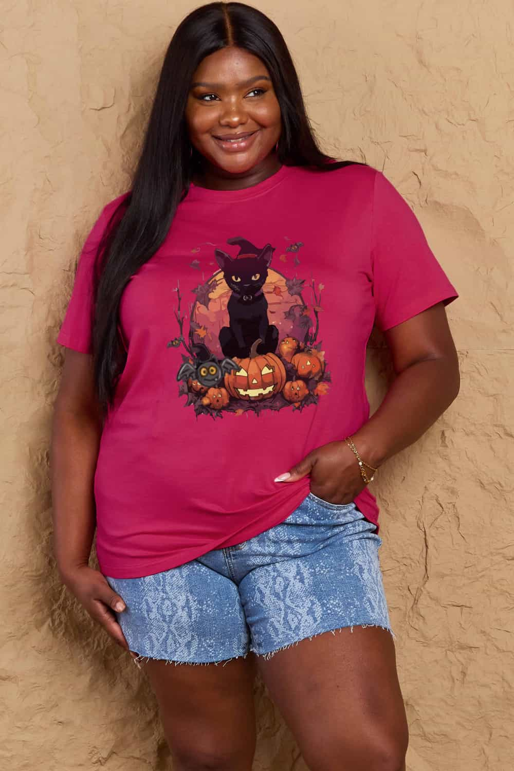 Simply Love Full Size Halloween Theme Graphic T-Shirt